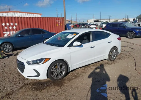 2017 Hyundai Elantra Limited from USA, damaged, VIN 5NPD84LF4HH125096